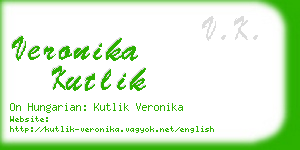 veronika kutlik business card